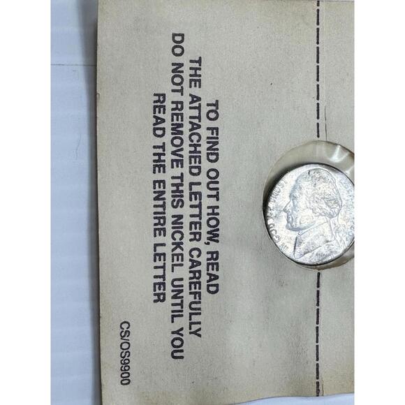 Vintage Nickel Coin Bank Promotional Advertising‎ Win Special Extra Prize Money - Picture 5 of 7